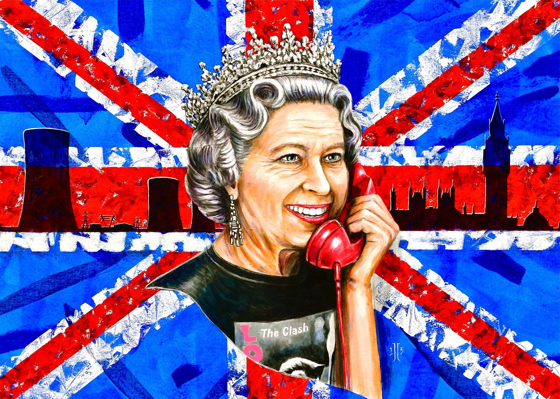 Song Painting: London Calling by The Clash