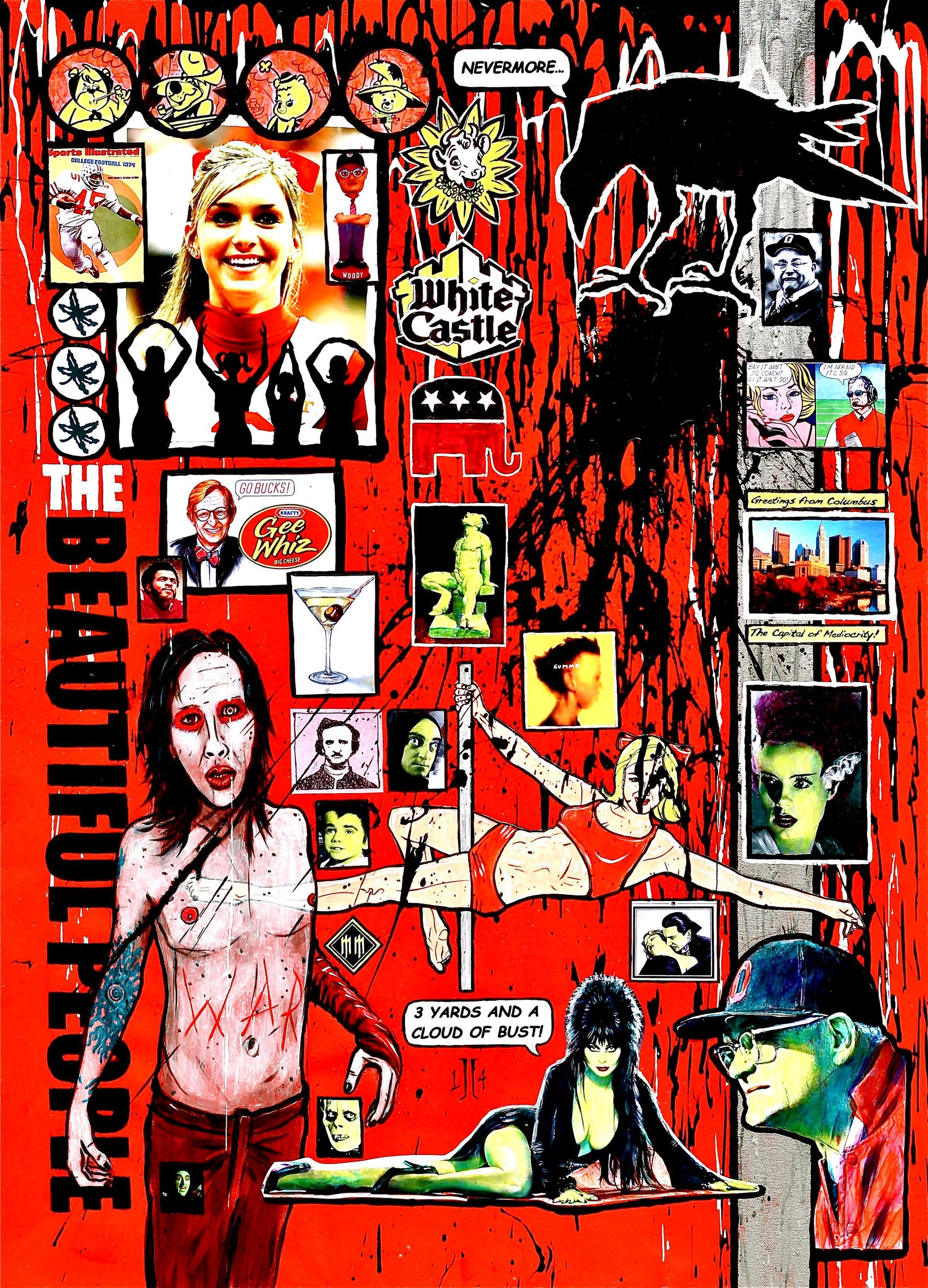 Song Painting: The Beautiful People by Marilyn Manson