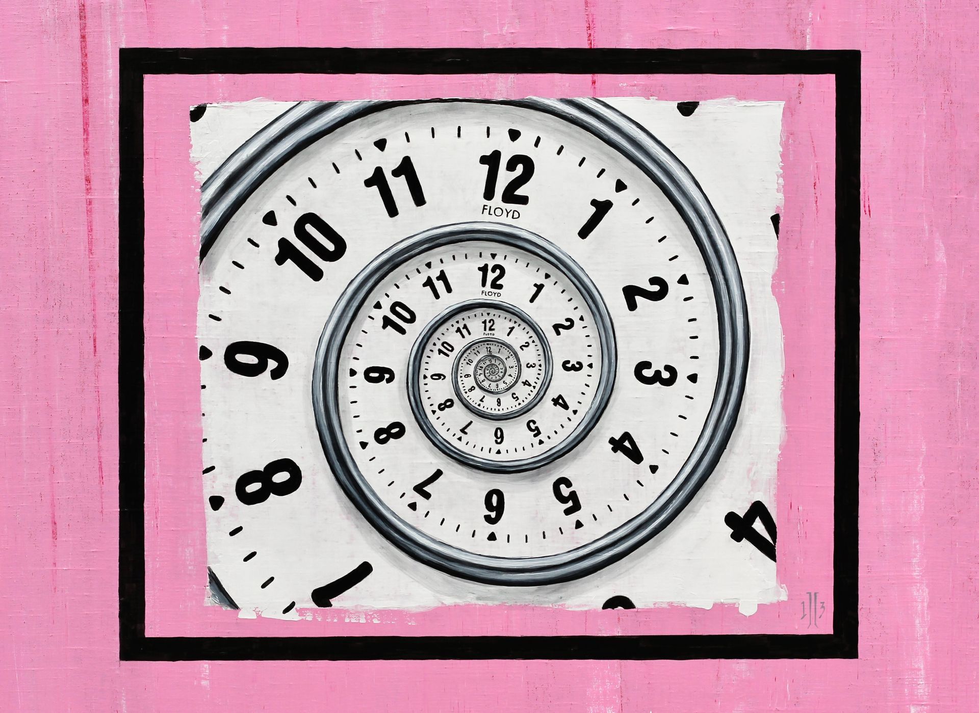Song Painting-Time by Pink Floyd