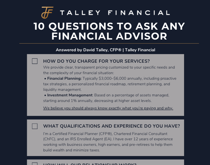 10 Questions to Ask Any Advisor Free Guide