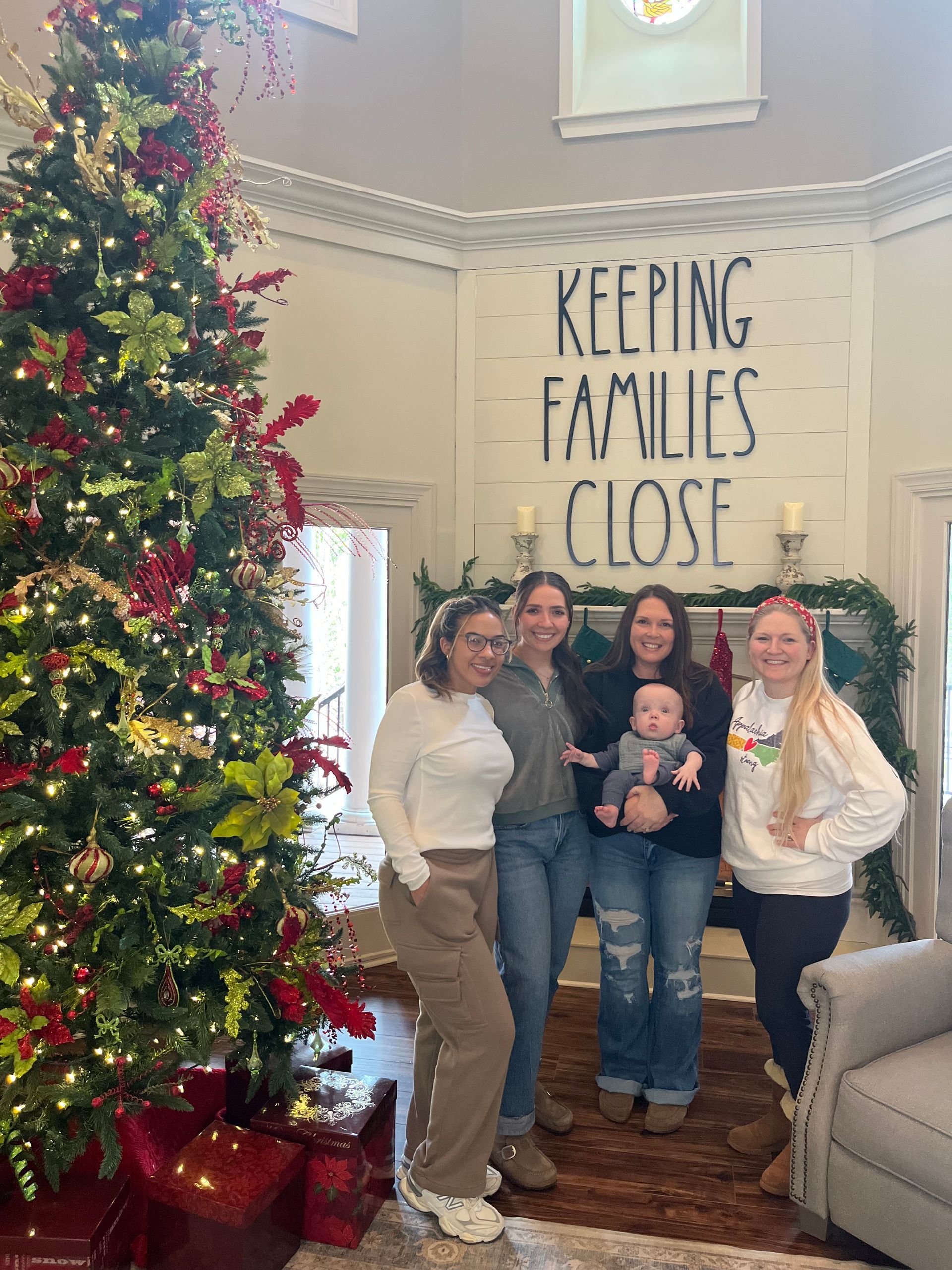 Talley Financial team volunteering at holiday event for Ronald McDonald House in Johnson City, TN