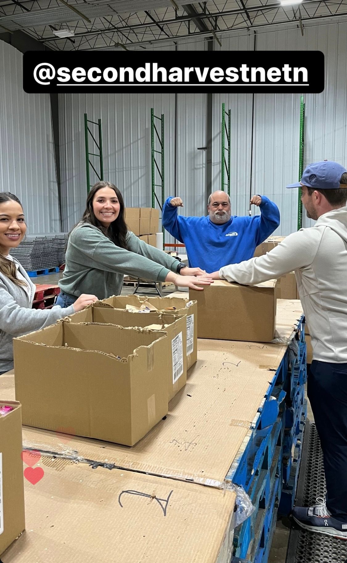 Talley Financial team volunteering at Second Harvest Food Bank of Northeast TN in Kingsport