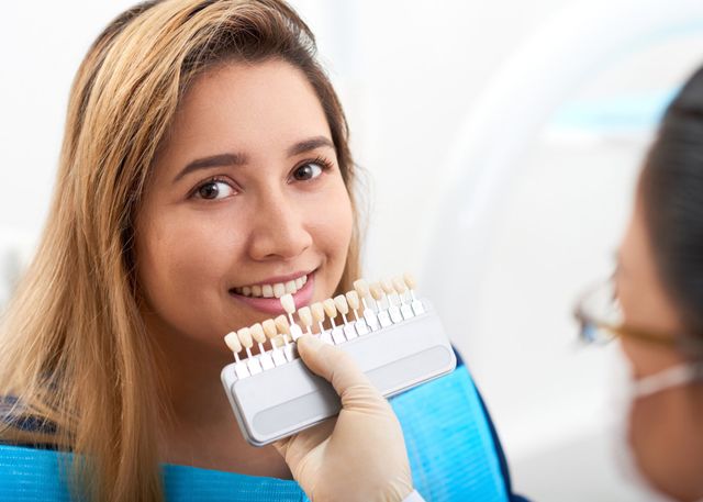 Young Woman Visiting Dentist — Hollywood, FL — Desired DentalMed Services