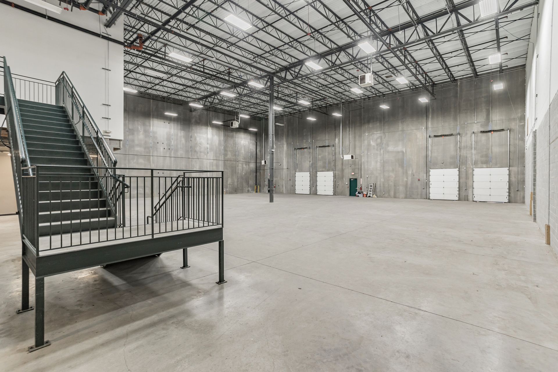Empty warehouse space