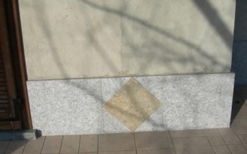 Ouvrage en Pierre de Luserne flammée mixte