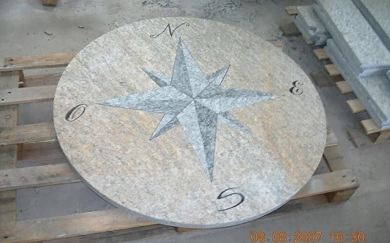 Mit Wasserstrahl geschnittener Luserna-Stein