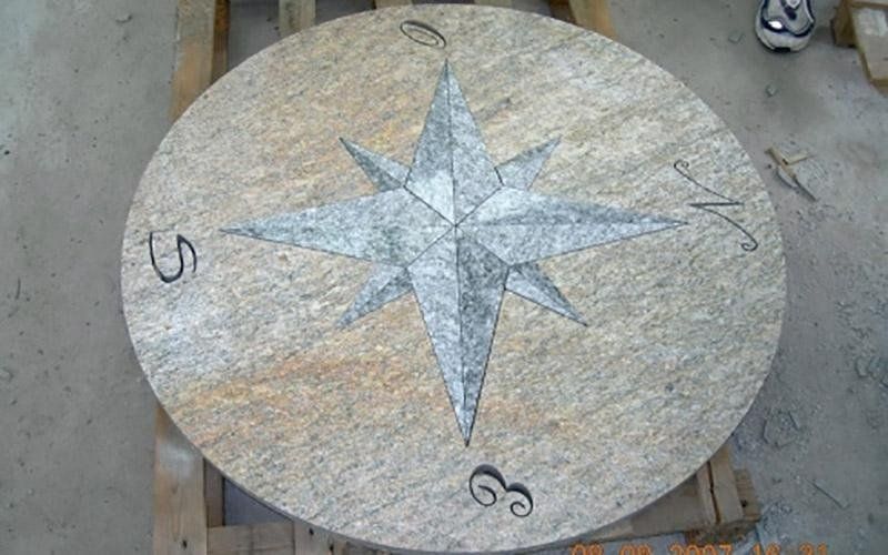 Mit Wasserstrahl geschnittener Luserna-Stein