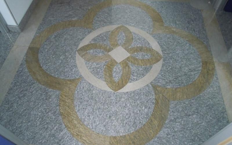 Mit Wasserstrahl geschnittener Luserna-Stein