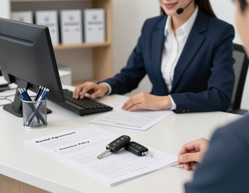 Insurance and roadside assistance for rental cars
