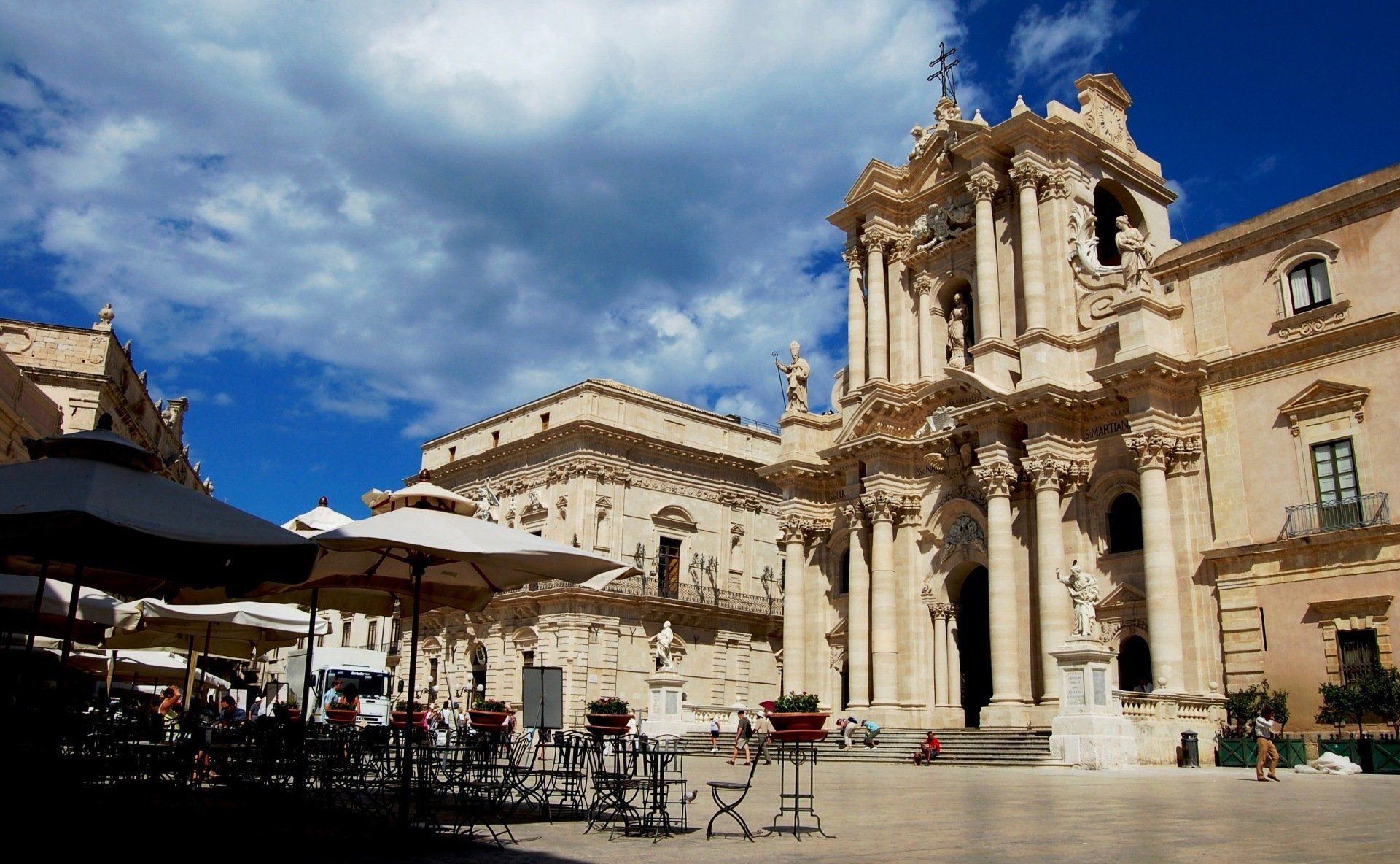 Piazza in Noto, Sicily
