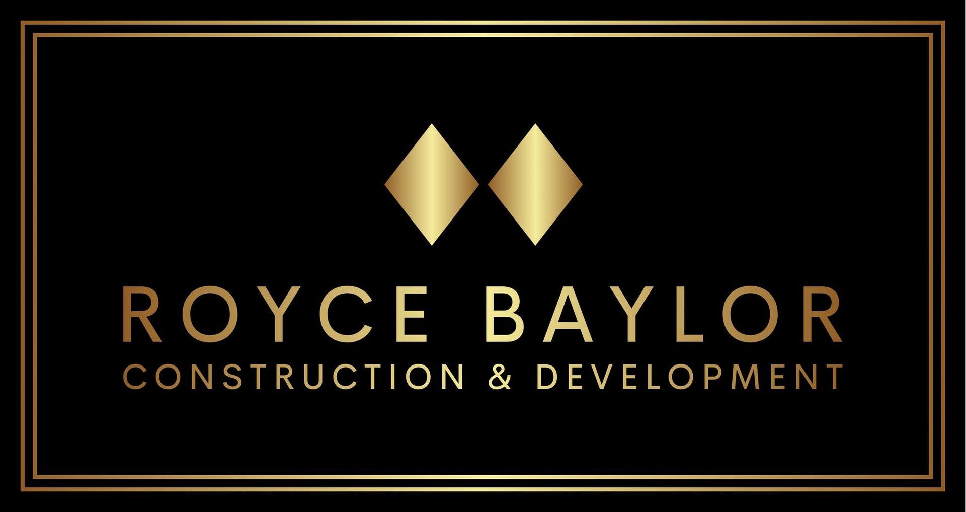 The logo for royce baylor construction and development