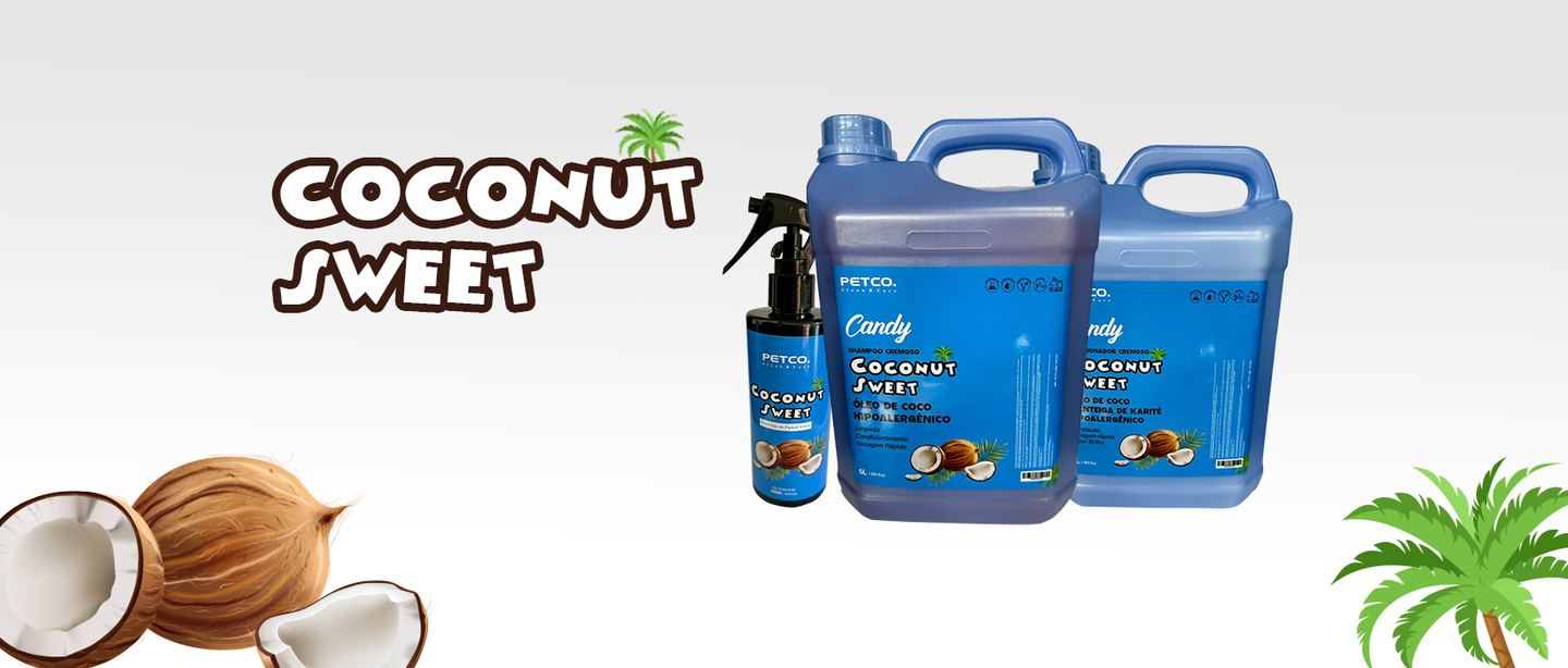 Produtos da Linha Coconut Sweet