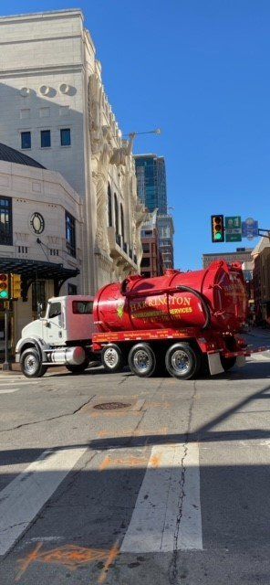 Septic Truck On The Street — Fort Worth, TX — Fort Worth Grease Traps & Septic Cleaning