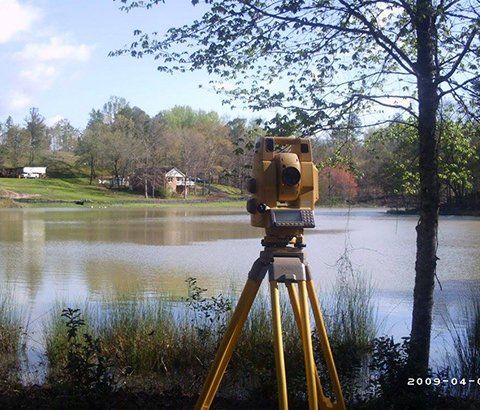 Land Survey Beside the Lake | Aiken, SC | Tripp Land Surveying, Inc.