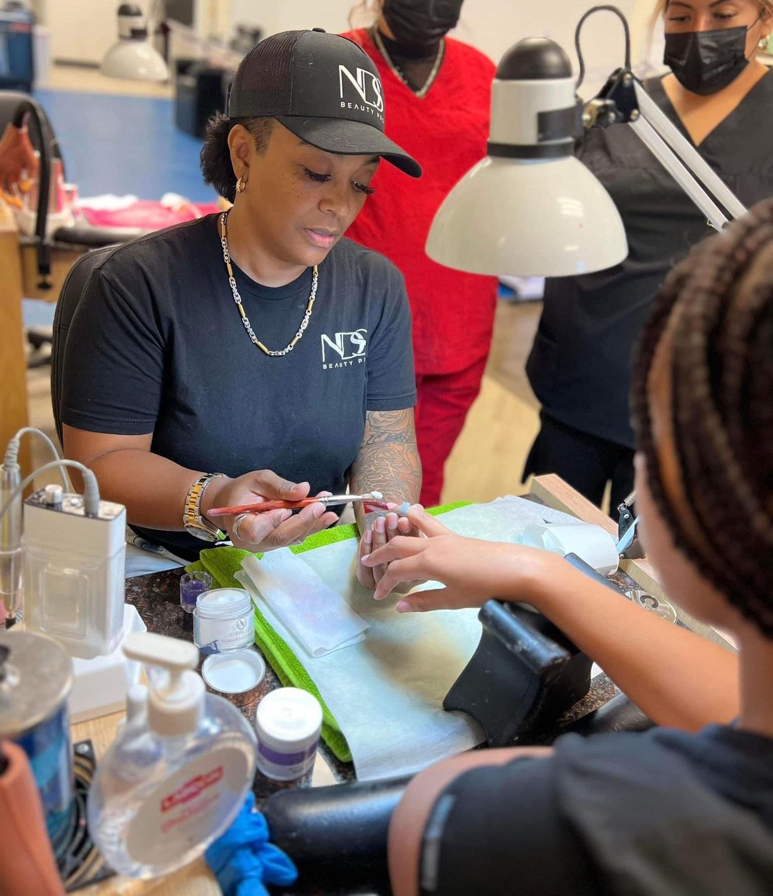 Women Doing Nails