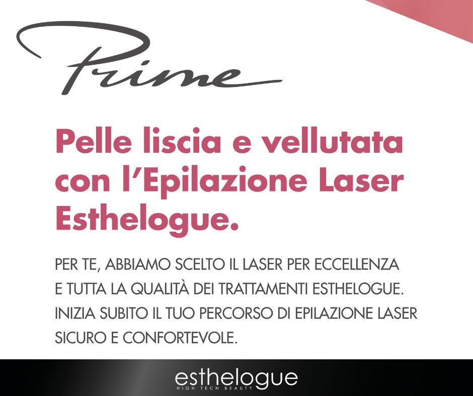 Pubblicità per la depilazione laser Esthelogue: 