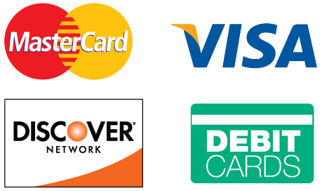master card visa discover and debit cards icons