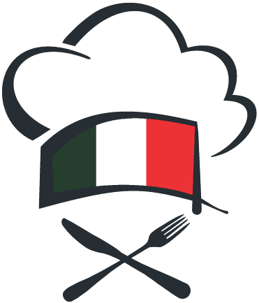 chef hat with italian flag