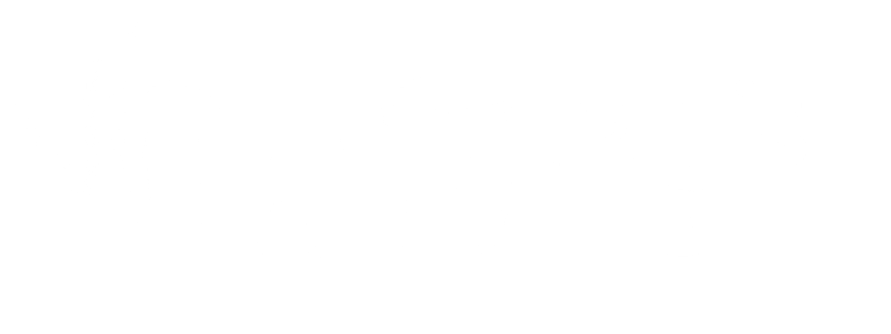 A picture of a tree with white leaves on a yellow background