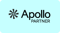 Apollo.io partner certification badge