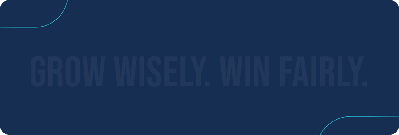 Dark blue background with the text: 