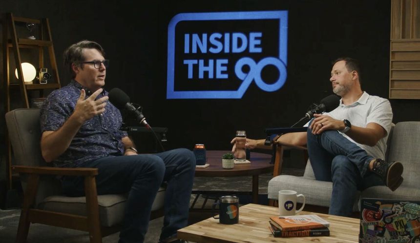 Inside the 90 podcast hosted by Work with Wonder B2B marketing strategy show