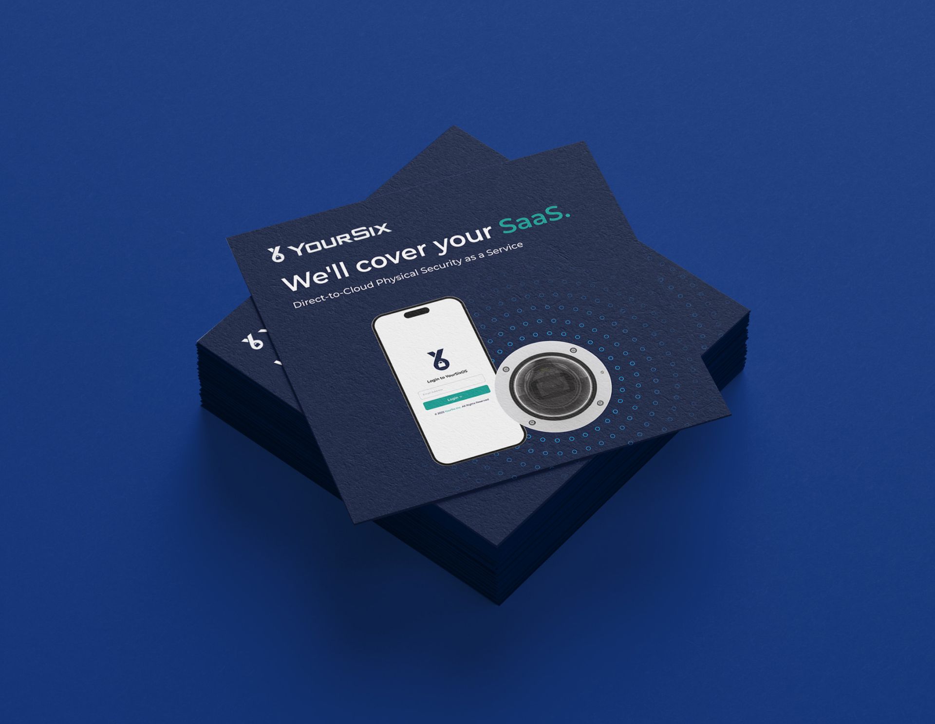 Three white pamphlets with the title 