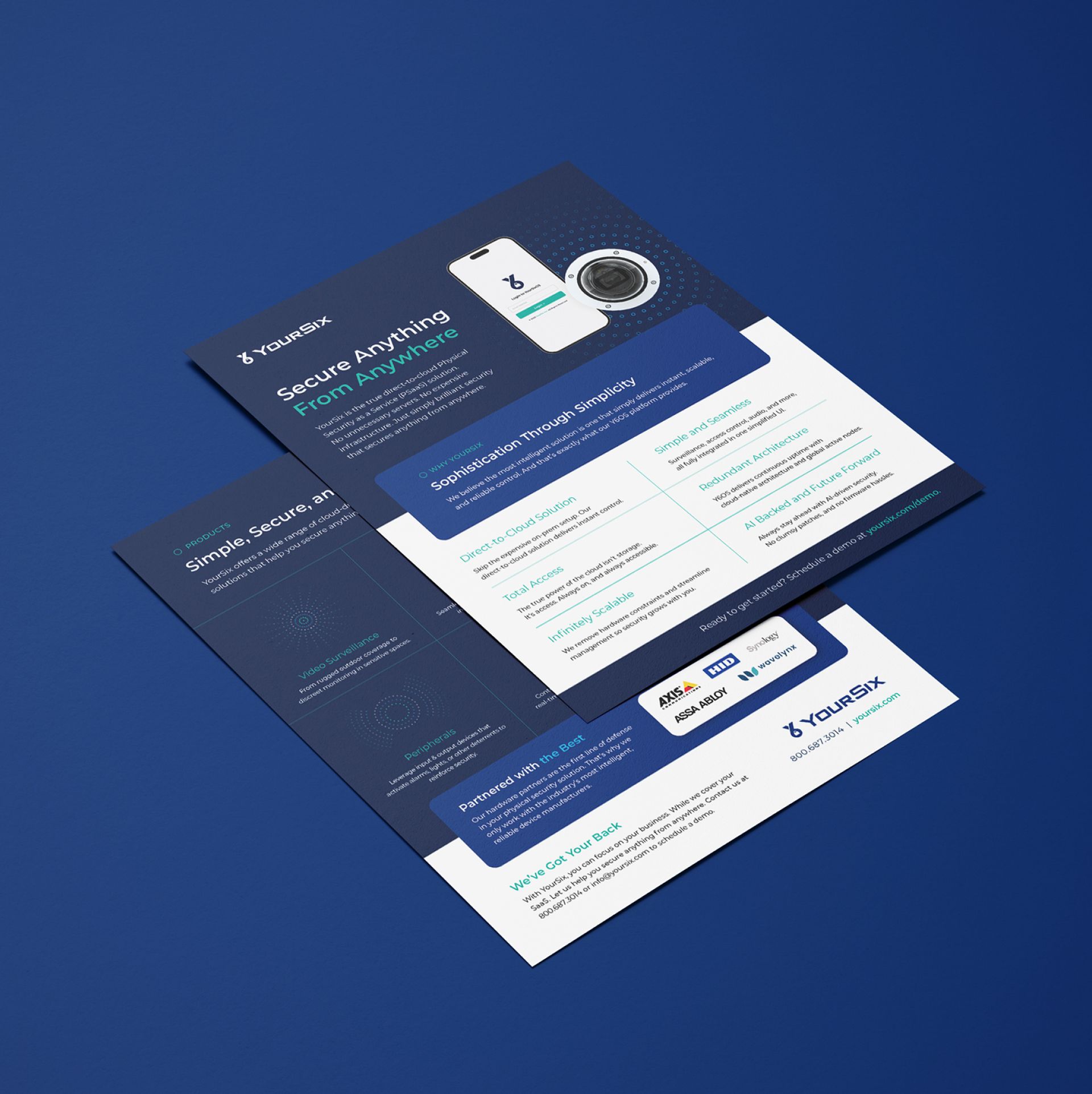 Business card design: Black card with 