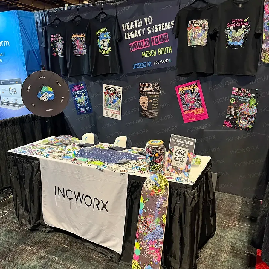 Two white and navy baseball caps with 