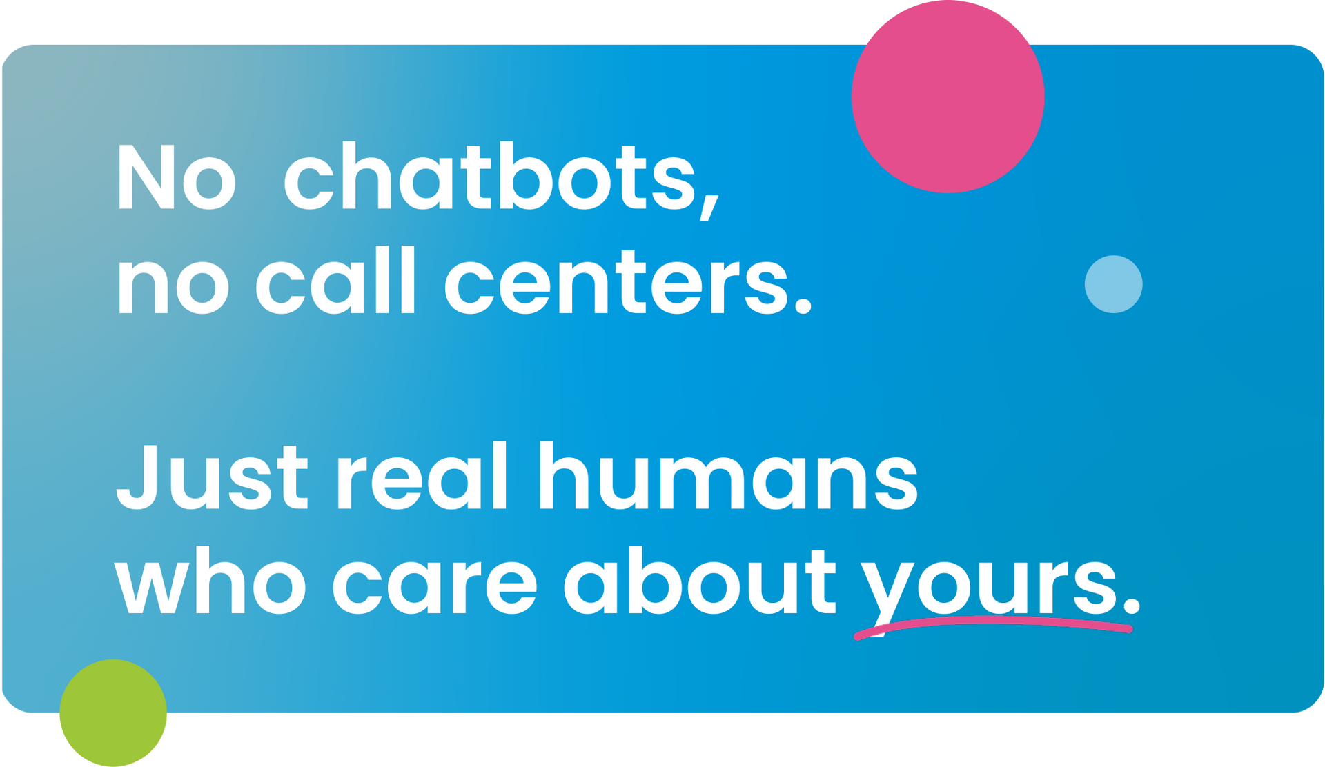 Text on blue background: 