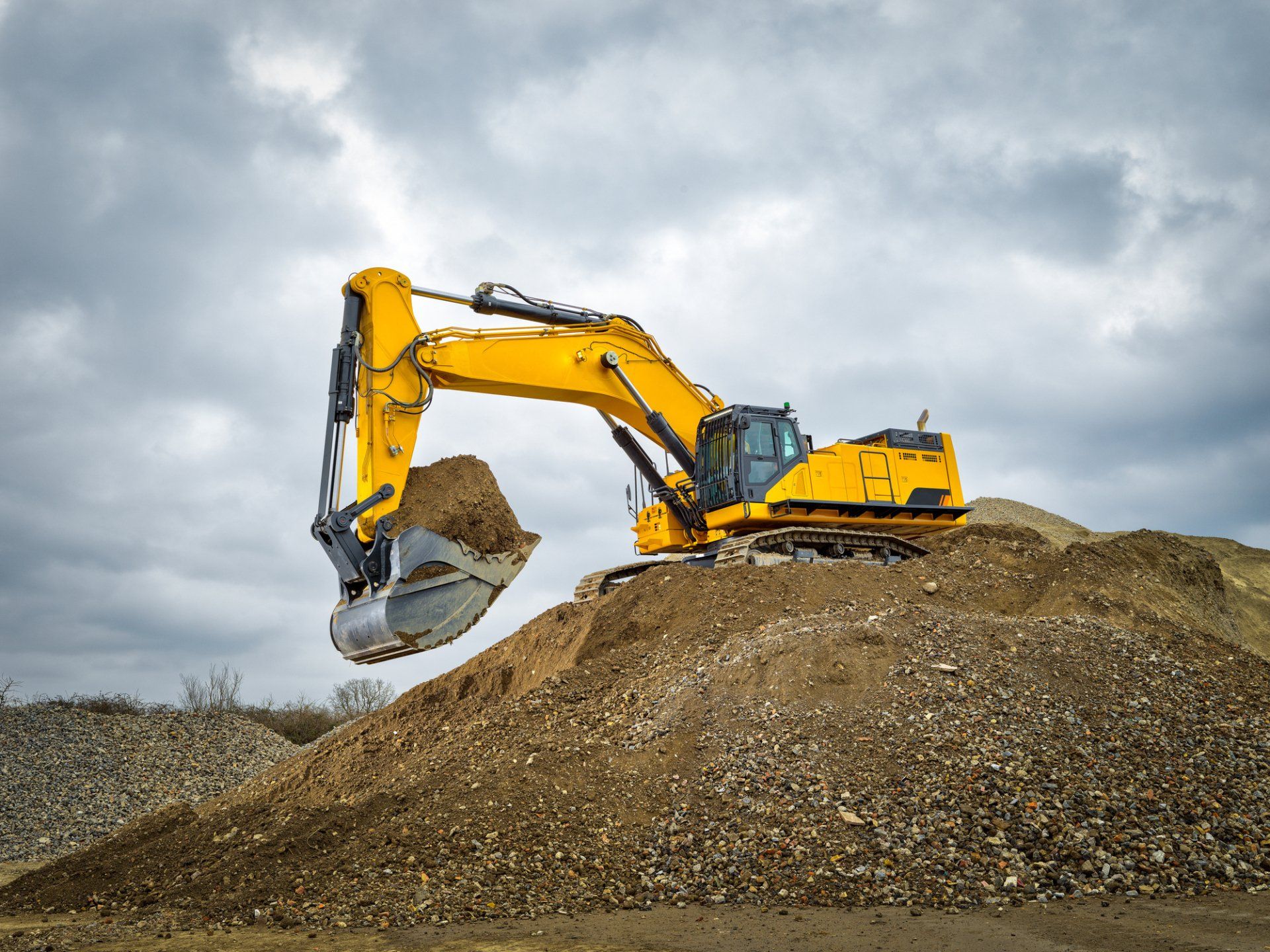Excavator — Elysburg, PA — Stadium Dirt Designs Inc.
