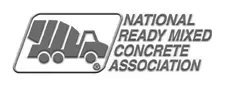 Logo of the National Ready Mixed Concrete Association; a concrete mixer truck inside a rectangle with text.