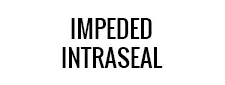 Text: IMPEDED INTRASEAL.