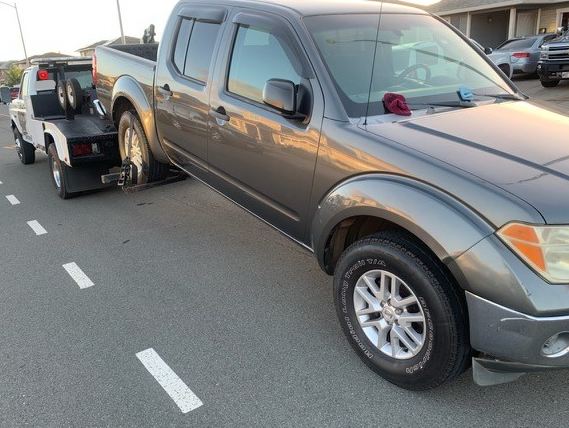Towed Pickup Car - Maui Auto Recycling in Puunene, HI