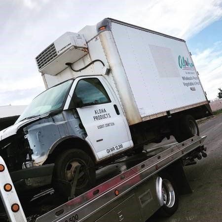 Towed Truck  - Maui Auto Recycling in Puunene, HI