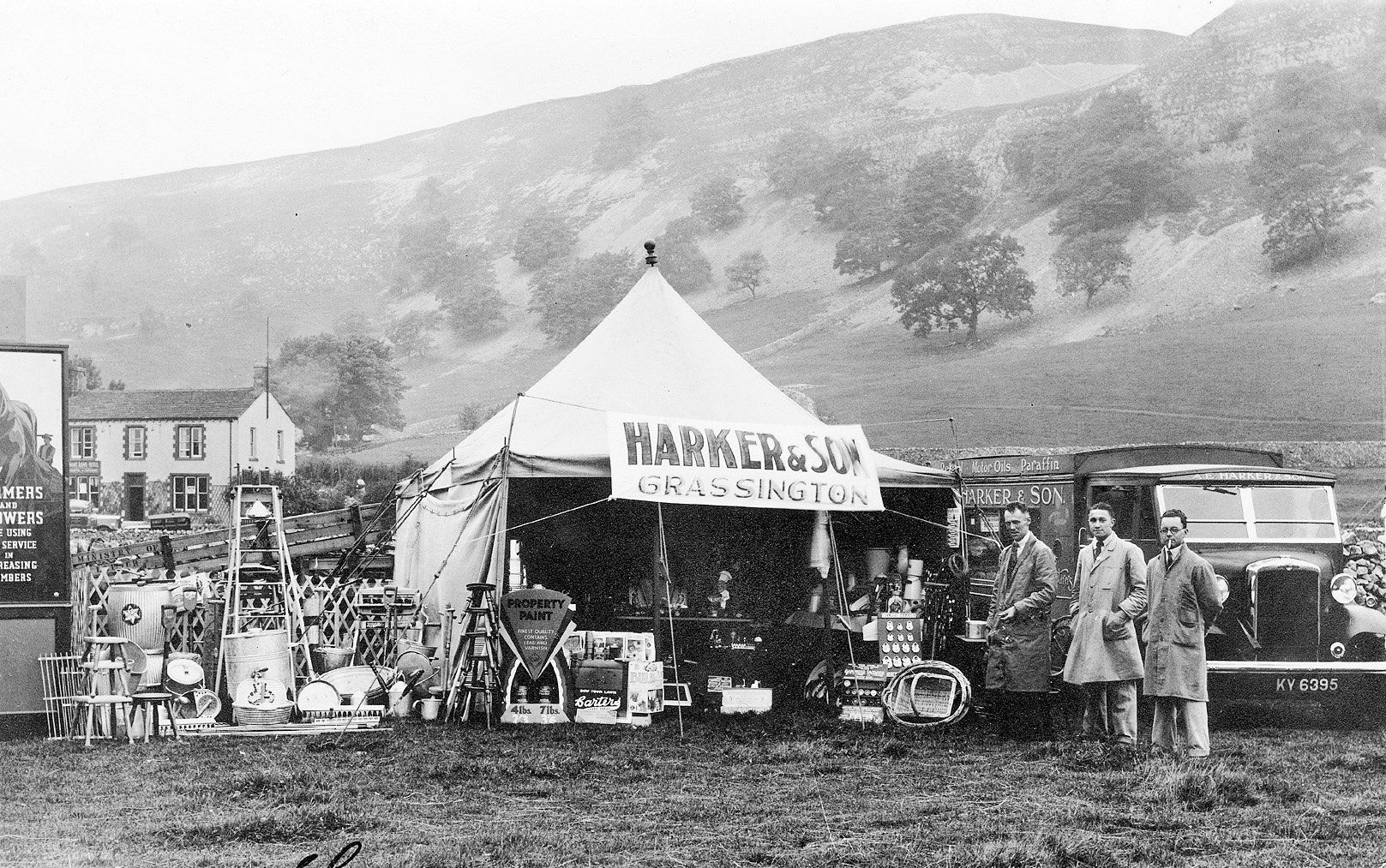 Trade Stand in 1935 loaned by Old Skipton Pics