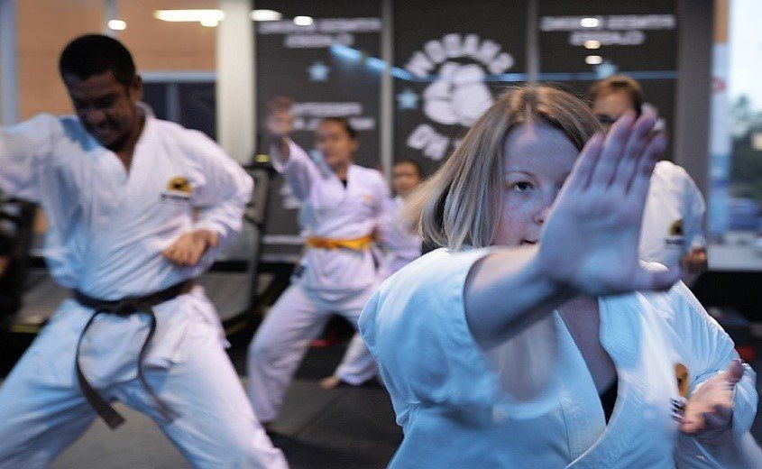 BMMA Karate performed by group of members