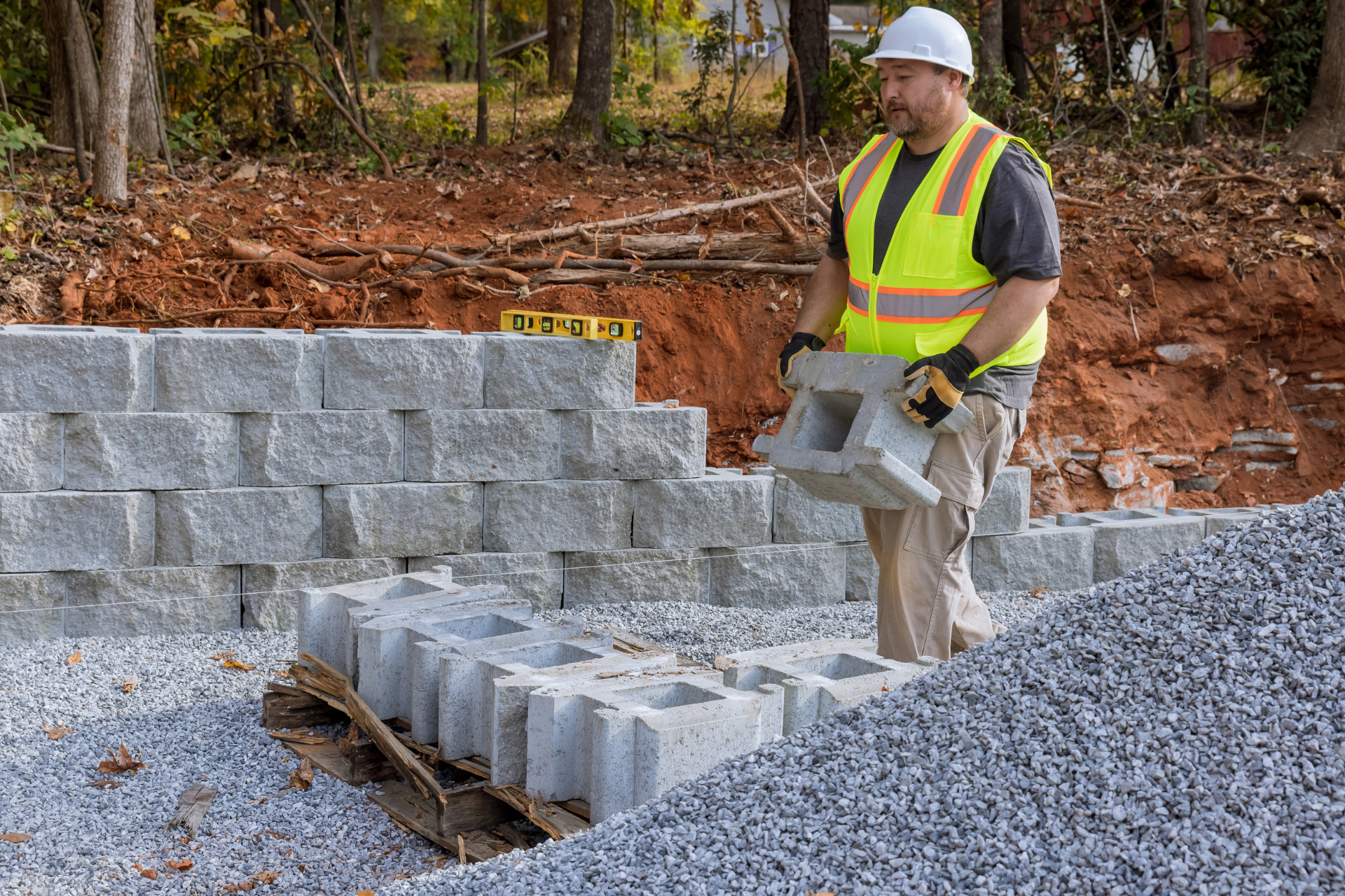 Building a Retaining Wall