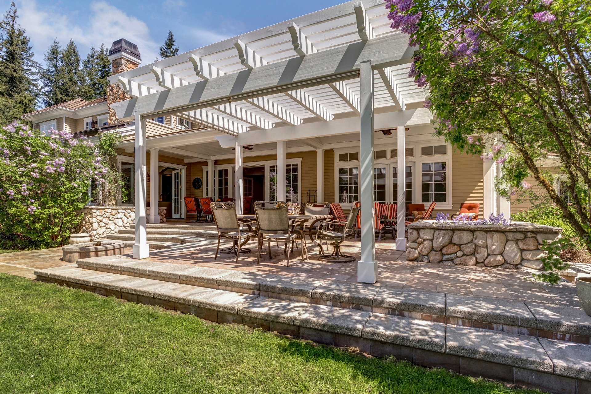 Pergola on a Patio