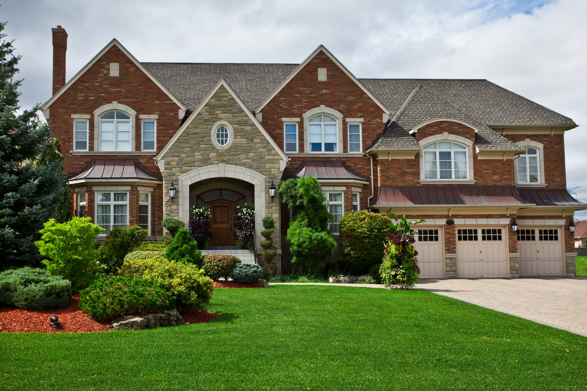 Landscaped Home 