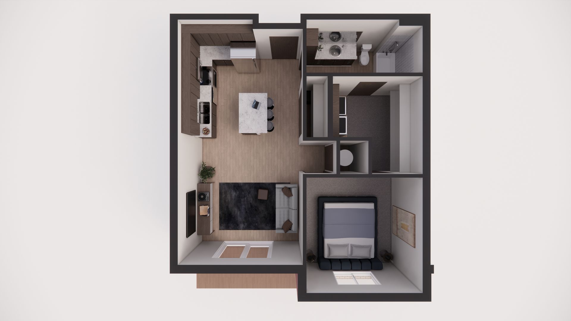 unit a floor plan