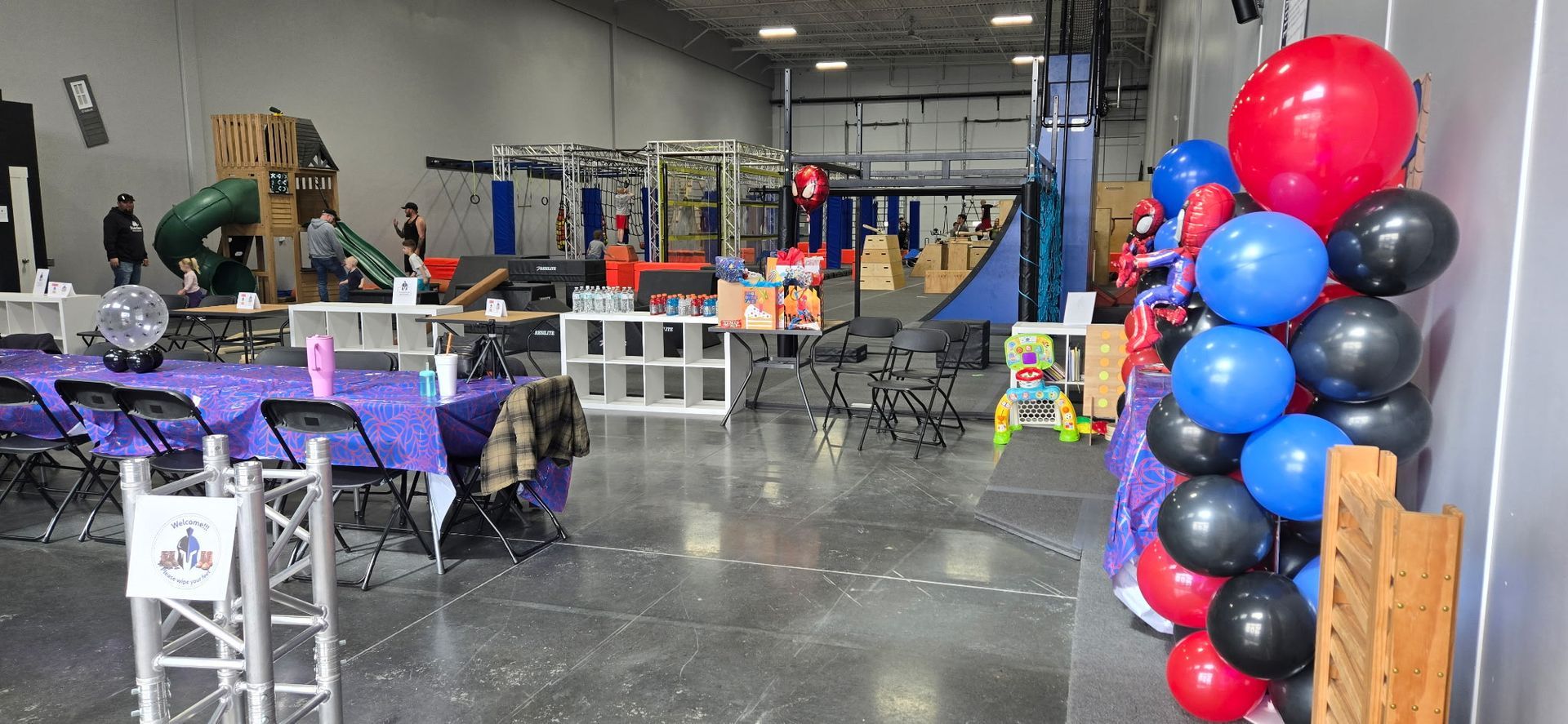 Birthday Party from front door