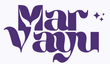 Un logotipo morado para una empresa llamada mar vayu sobre un fondo blanco.
