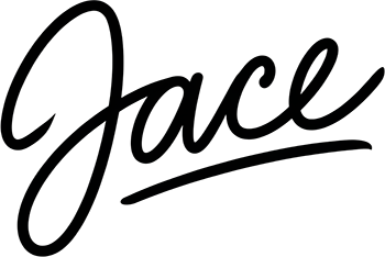 The word grace is written in cursive on a white background.