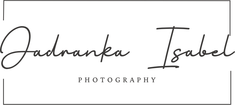 A black and white logo for a photography company.