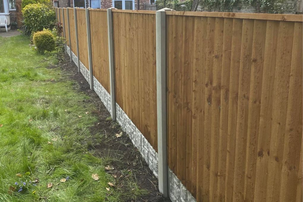 Nottingham Fencing installed garden fencing in Carlton