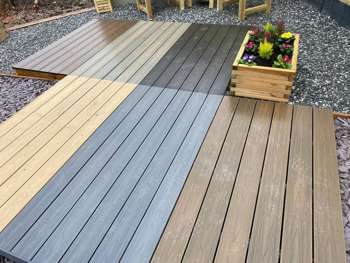 Nottingham Fencing selection of composite decking