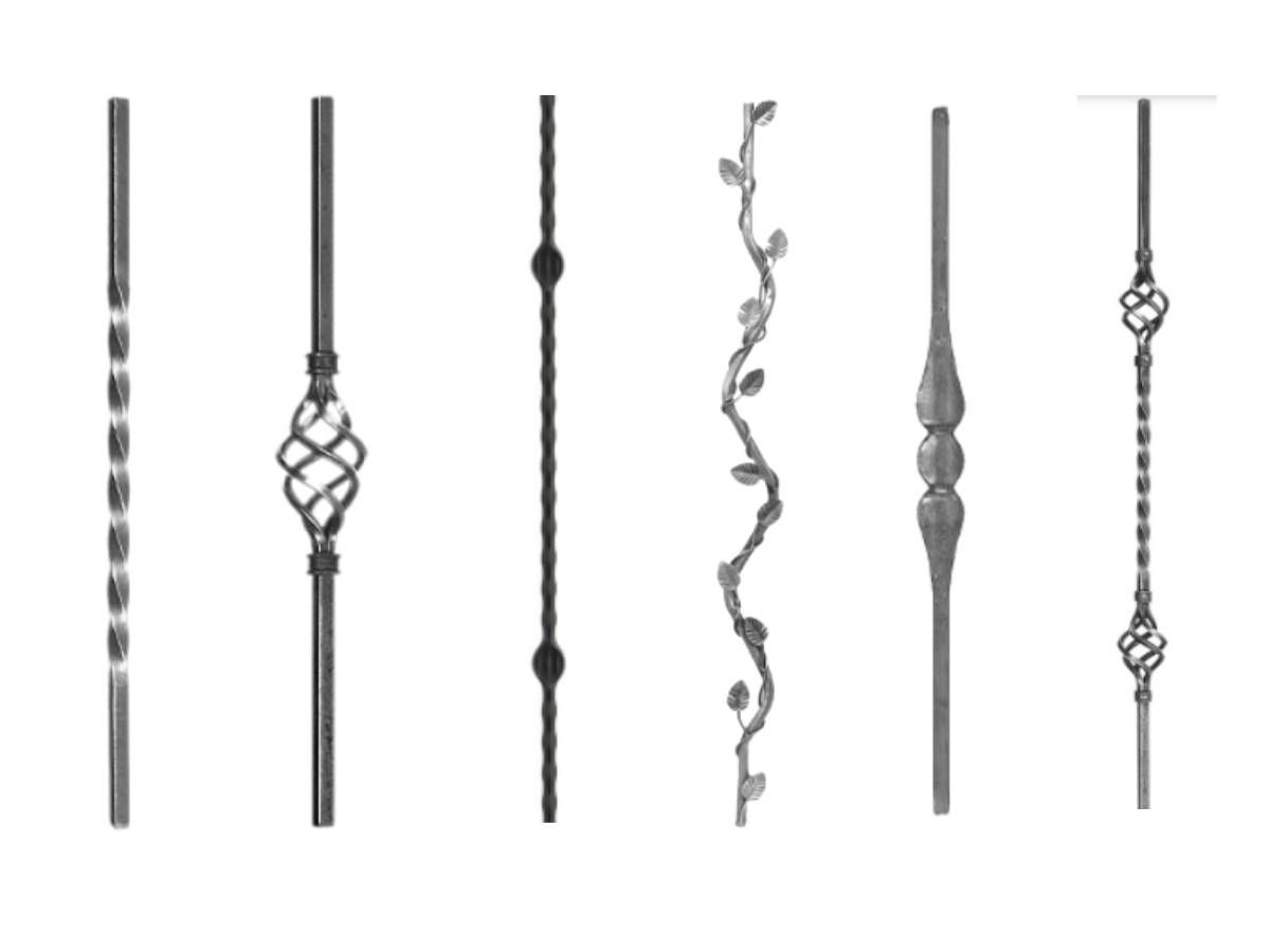 Nottingham Fencing wrought iron bar options for metal gates