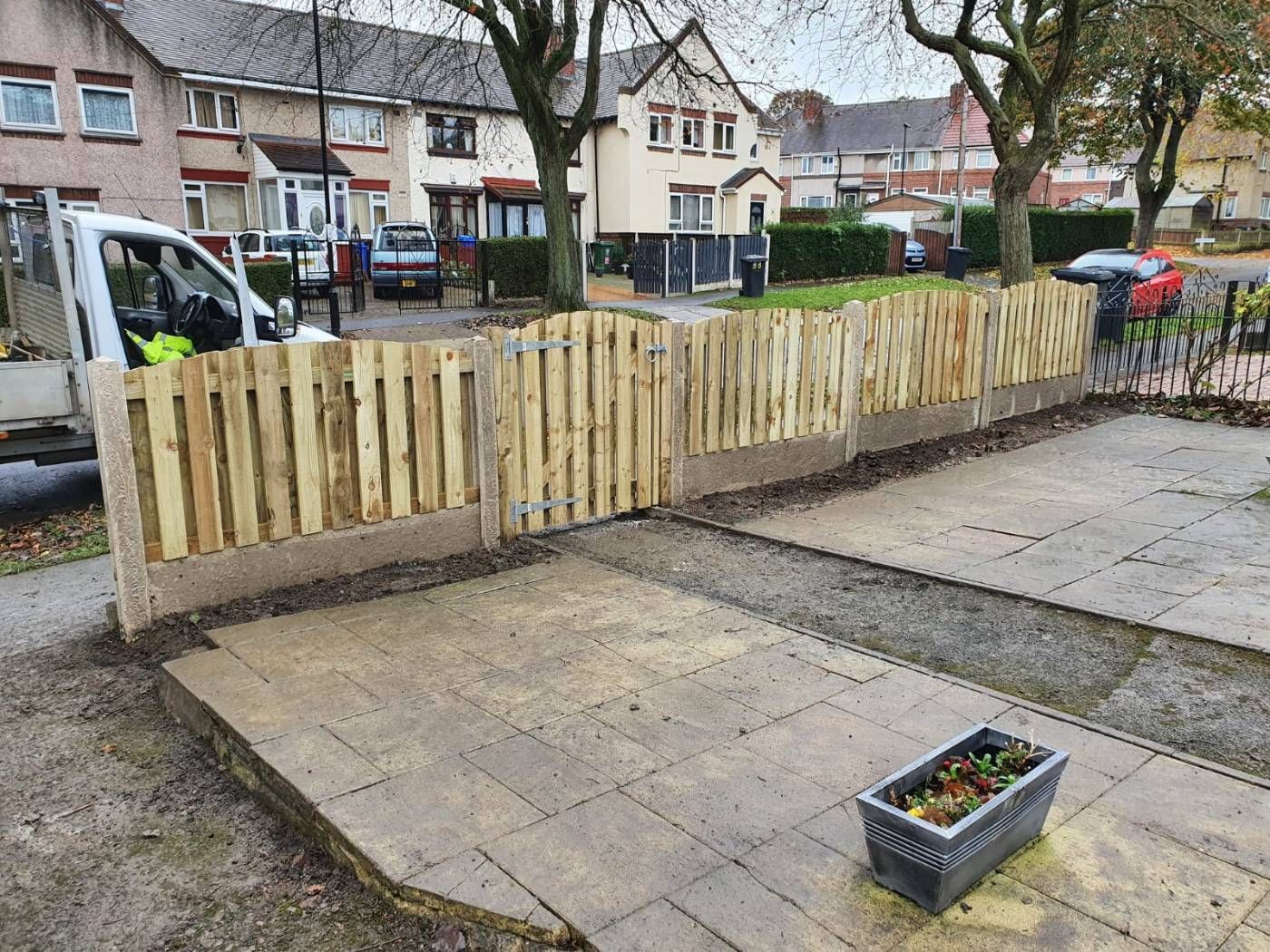 Fencing in Gamston