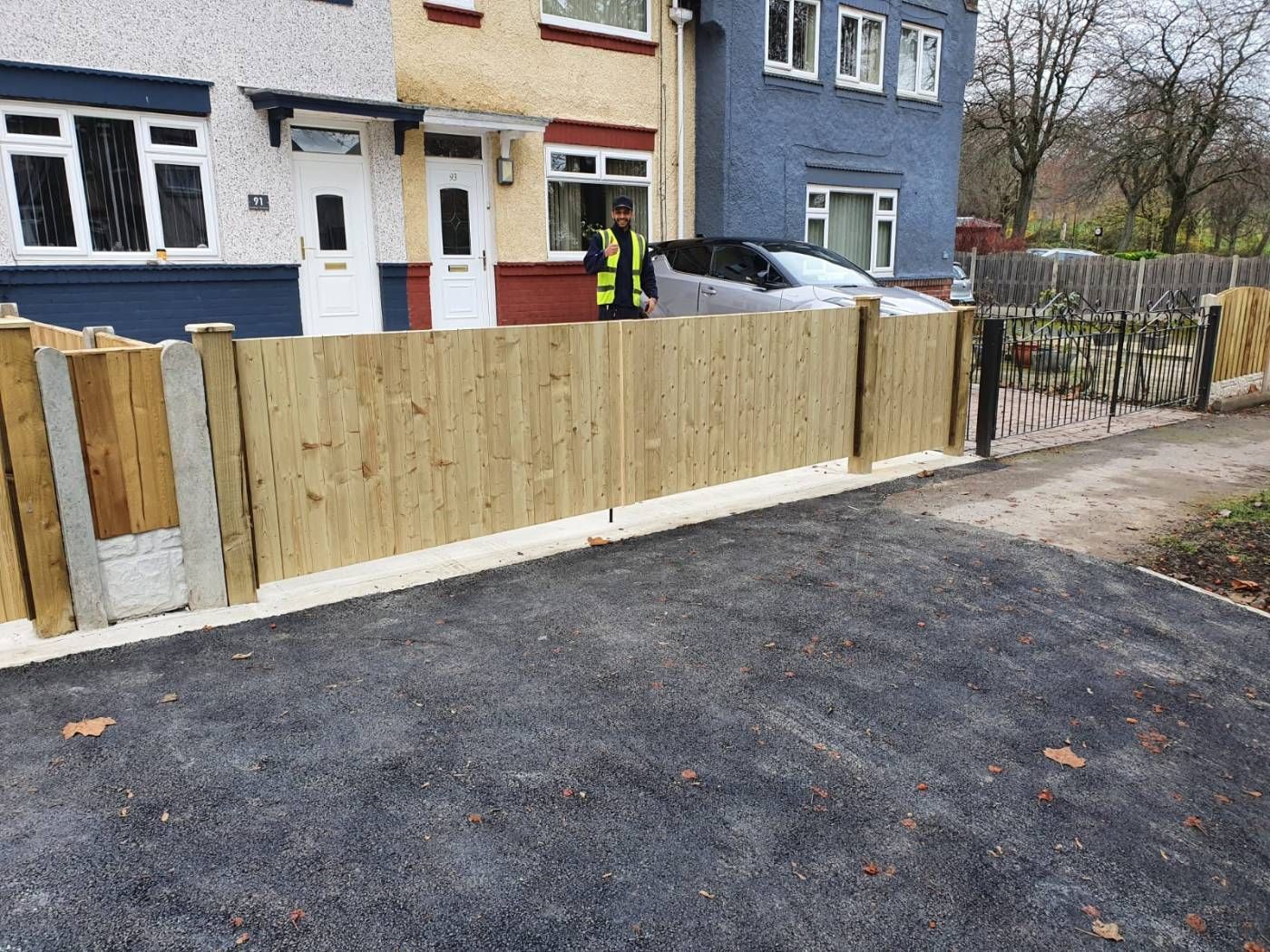 front garden fencing Arnold